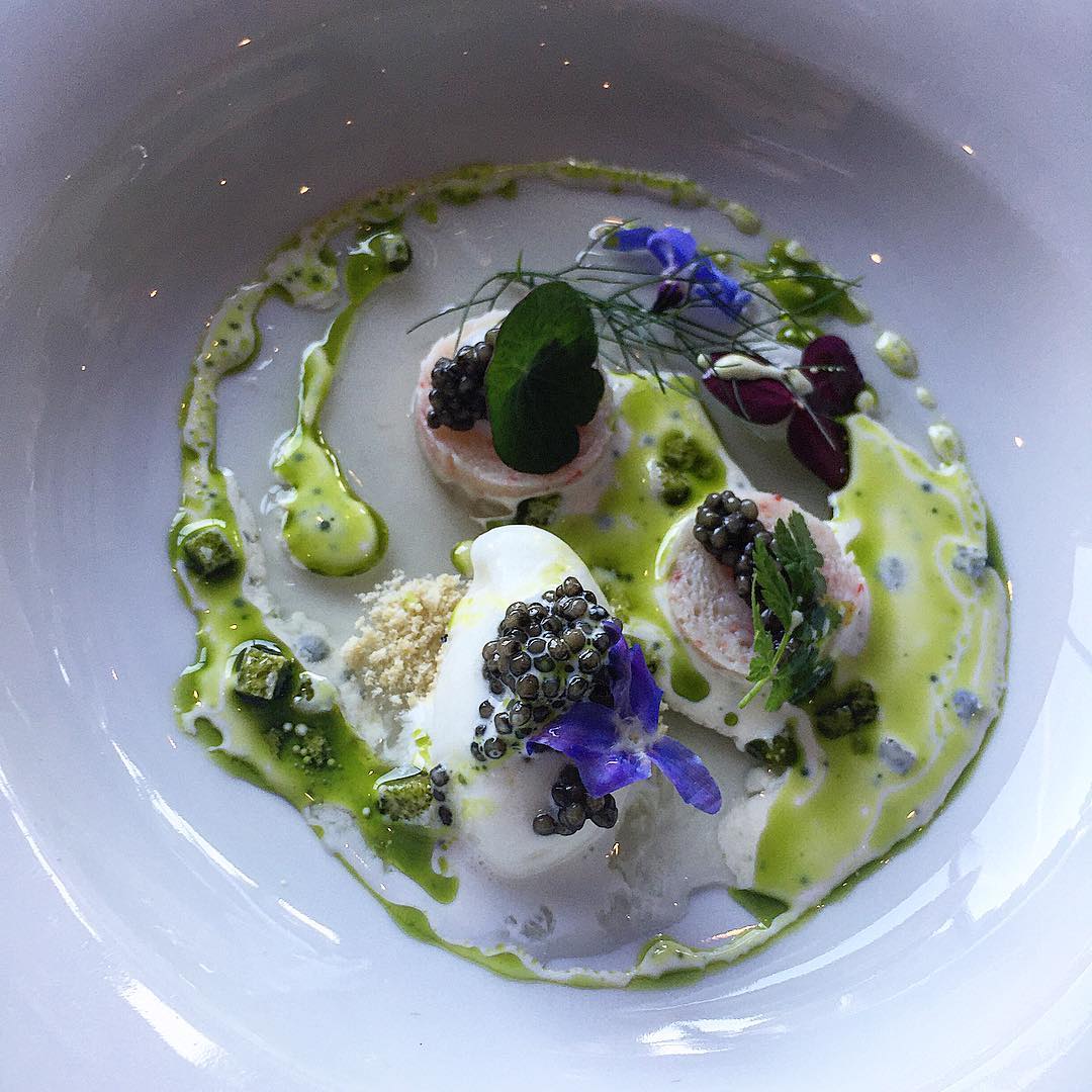 caviar, king crab and lemon sorbet