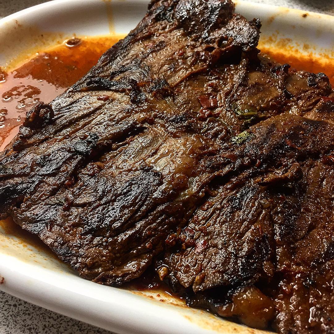grilled carne asada beef