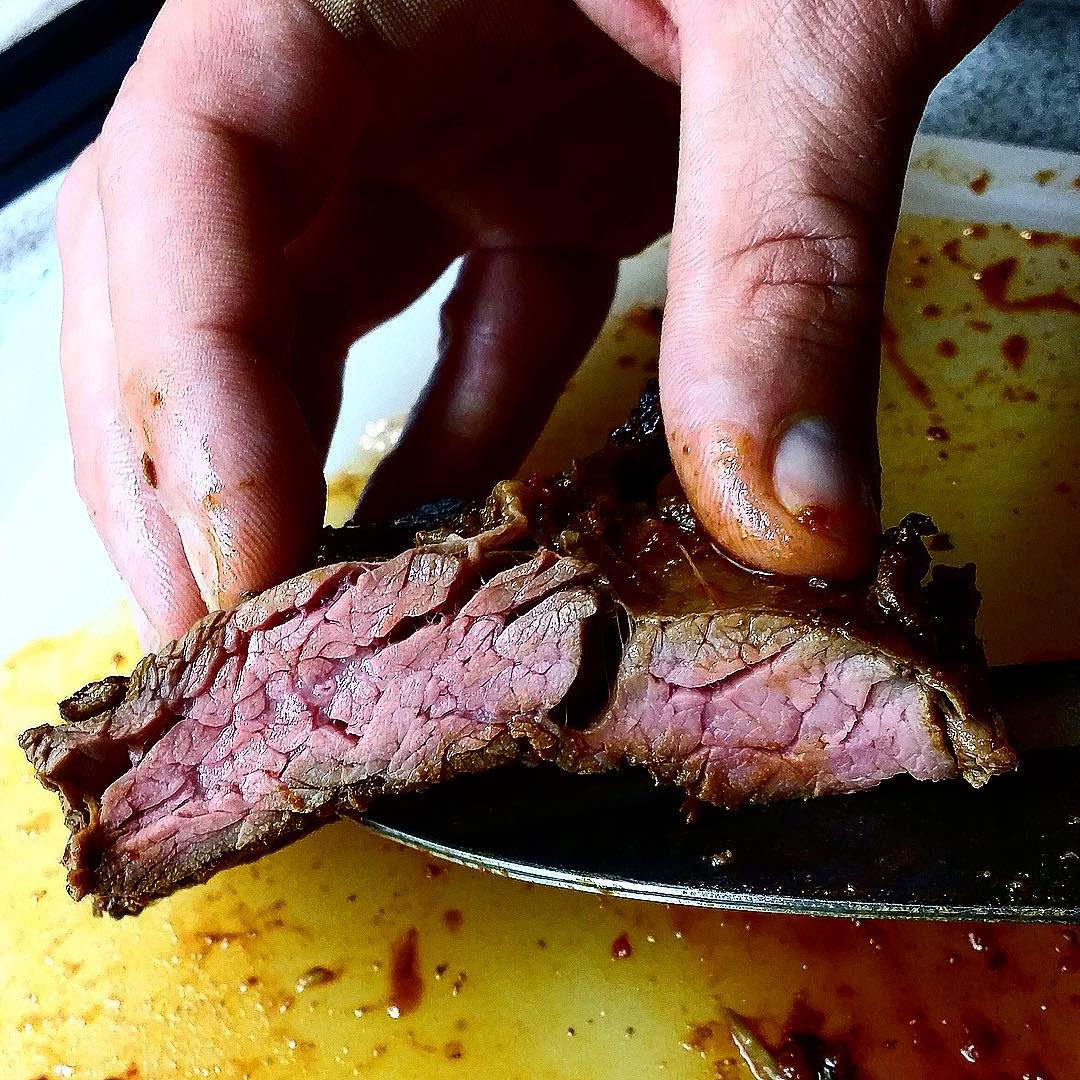 cooked carne asada beef