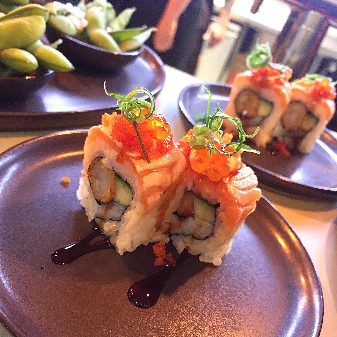 Signature rolls from Letz Sushi at Tivoli Food Hall