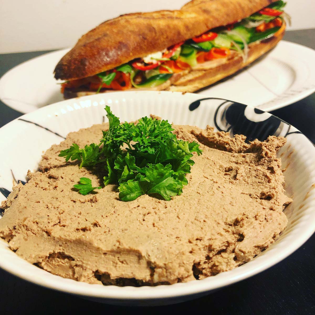 chicken liver pâté for banh mi sandwiches