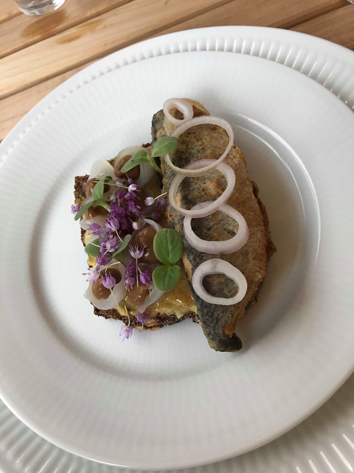 Fried herring at Restaurant Frihavn